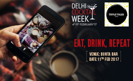 Delhi Cocktail Week Connaught Place - Rs 399 for workshop on understanding the basic parameters to run your own food portal