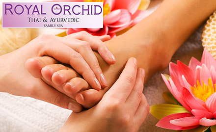 Royal Orchid Thai & Ayurvedic Family Spa Goregaon East - Rs 480 for foot therapy!