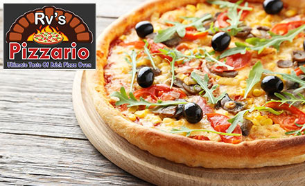 Rv's Pizzario Kudasan - 20% off on pizza, pasta, fries & more!