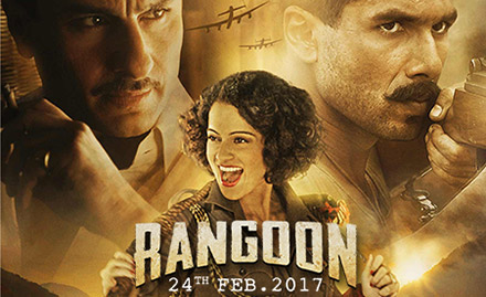 Rangoon Contest  - #myRangooning Question 4! Answer the question on Twitter and stand a chance to win couple movie tickets for Rangoon!