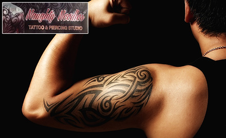 Naughty Needles Vishrant Wadi - 50% off on black & grey or coloured permanent tattoo