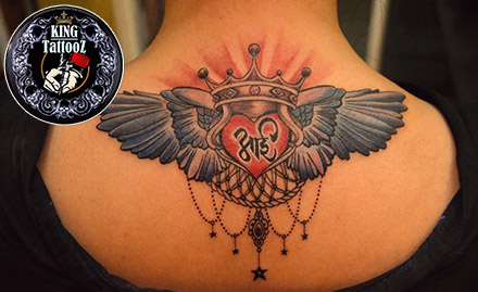 King Tattooz Fatima Nagar - 50% off on black & grey or coloured permanent tattoo