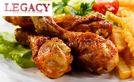 Legacy Restaurant Viman Nagar - 20% off on soup, salad, biryani, chicken roganjosh & more!