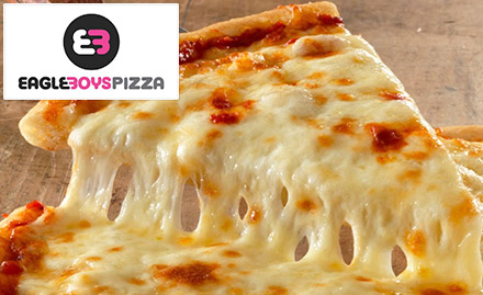 Eagle Brother's Pizza Pimple Saudagar - Buy 1 get 1 free offer on pizza. Delectable cheesy delights!