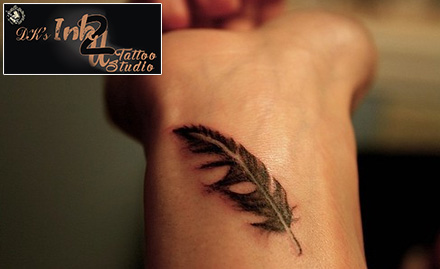 DKs Ink 2 U Tattoo Studio Thane - 1 sq inch tattoo along with 40% off on further inches