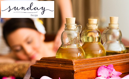 Sunday The Spa Koramangala - 35% off on rejuvenating body massage. Choose from Swedish, Thai, Aroma & more!