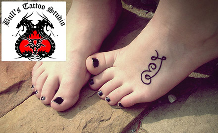 Bulls Tattoo Studio Camp - 50% off on permanent coloured tattoo!