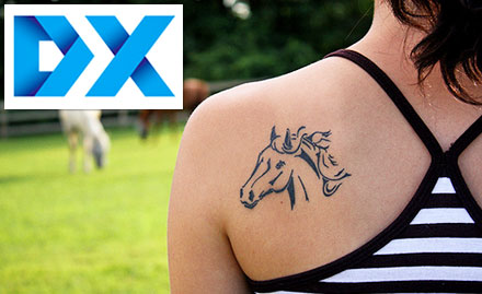 DX Tattoos & Arts Nikol - 55% off on permanent tattoo. Get portrait, 3D, coloured or black & grey tattoo!