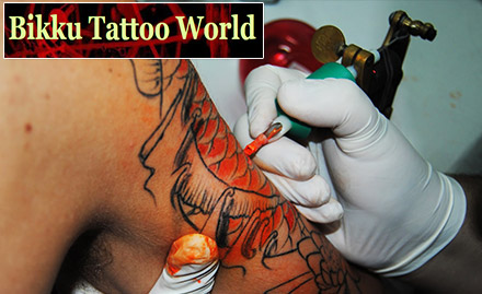 Bikku Tattoo World Tilak Nagar - 60% off on permanent tattoo!