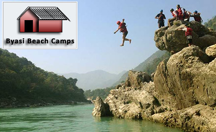 Byasi Camps Byasi - Get 1N/2D luxurious stay in Rishikesh. Enjoy campfire, complimentary meals & adventure sports at just Rs 1400! 