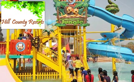 Hill County Resorts Virar East - 25% off on one day picnic package. Enjoy water rides & meals!