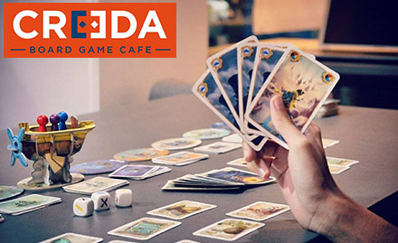 Creeda Board Game Cafe Fort - 20% off on board games. 