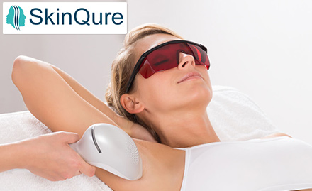 SkinQure Clinics Saket - Rs 99 for 1 sitting of underarms laser hair removal treatment!

