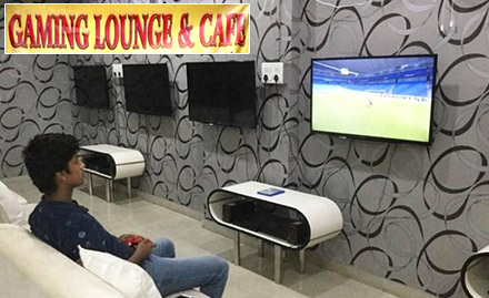 Gaming Lounge & Cafe Prashant Vihar - Rs 110 for 1 hour console gaming session, soft drink and wafers