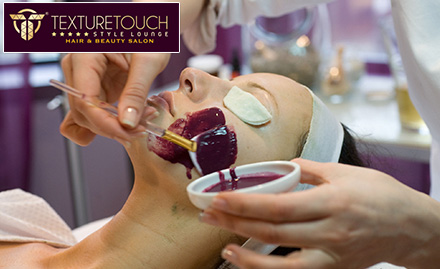 Texture Touch 5 Star Style Lounge Malviya Nagar - Upto 74% off on salon services. Get haircut, head massage, facial, anti-tan pack & more!