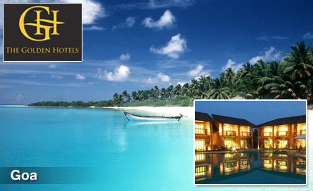 The Golden Crown Hotel & Spa Colva, Goa - 30% off on room tariff in Goa 