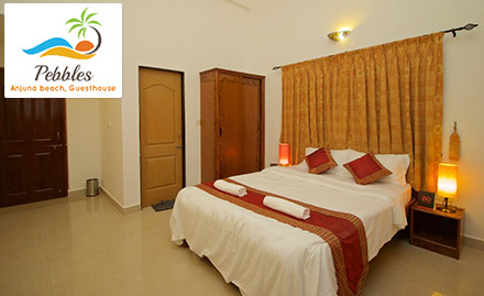 Anjuna Pebbles Guesthouse Anjuna - 30% off on room tariff in Goa!