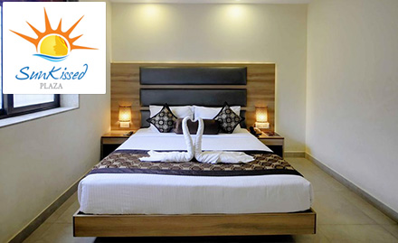 SunKissed Plaza Calangute Bardez - Get upto 64% of on standard, deluxe, premium & luxury room tariff!