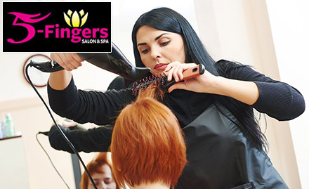 5-Fingers Spa & Salon Bellandur - 50% off on blow dry, facial, manicure & more!