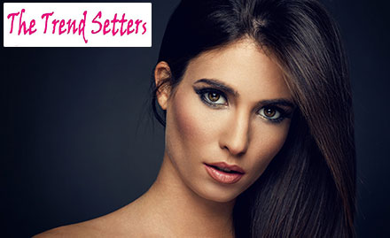 The Trend Setters Beauty And Hair Salon Sector 7, Rohini - Rs 2250 for hair rebonding, haircut & deep conditioning!