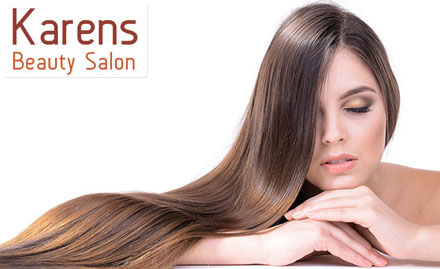 Karens Hair Beauty Make Up Studio Panjim - Upto 78% off on bridal package & hair rebonding! 
