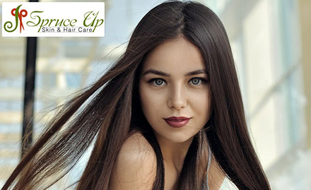 Spruce Up Salon Durgapur - Rs 2980 for hair rebonding or smoothening!