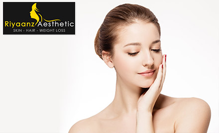 Riyaanz Aesthetic Skin Hair & Laser Clinic Banjara Hills - Look ravishing with 50% off on skin & hair treatments!