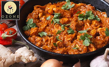 Ozone Wine & Dine Khajrana - Curb those tummy butterflies with 20% off on total bill!