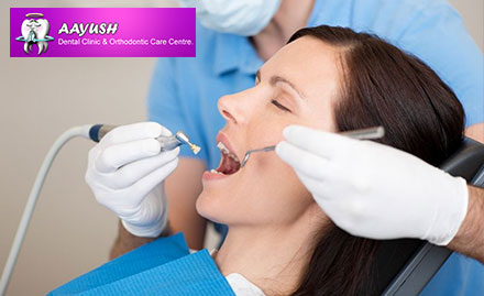 Aayush Dental Clinic And Orthodontic Care Centre Dhantoli - Rs 300 for dental consulation, scaling, polishing & more!