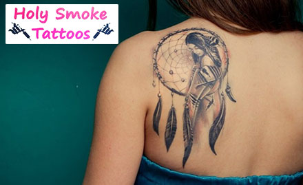 Holy Smoke Tattoos Ganesh Baug - Rs 980 for 5 sq inch permanent tattoo!