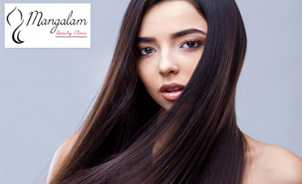 Manglam Beauty Clinic Janakpuri - Welcome gorgeous hair with hair smoothening, keratin treatment & more for Rs 1950! 