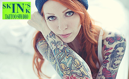 Skin's Ink Tattoo Studio Pulianthope - Stand out from the crowd with 50% off on body art!