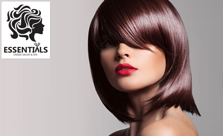 Essentials Unisex Salon & Spa Sector 40c - Upto 60% off on hair spa, haircut, bridal package & more!
