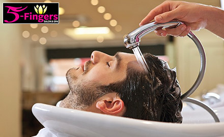 5-Fingers Spa & Salon Bellandur - Flaunt a new look with 50% off on salon services!