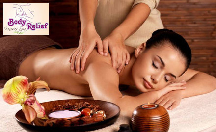 Body Relief Unisex Spa Karkardooma - Rs 780 for choice of massage and steam & shower!