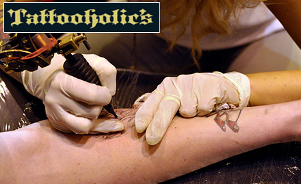 Tattooholics Connaught Place - Complimentary 1 sq inch permanent tattoo!