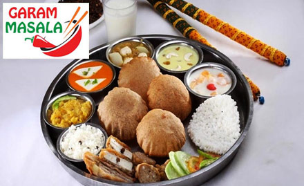 Garam Masala Restaurant Adajan Road - 20% off on navratri thali!
