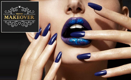 Trendy Makeover Rampul Chownk - Rs 2000 for 2 nail extensions with 1 complimentary nail extension & nail art!