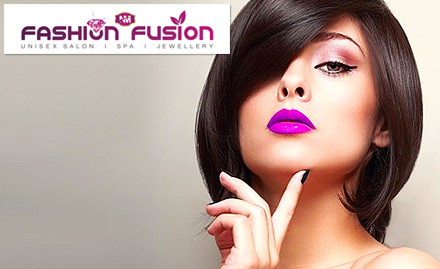 NM Fusion Unisex Salon Sector 62, Noida - 40% off on hair rebonding & global hair colour!
