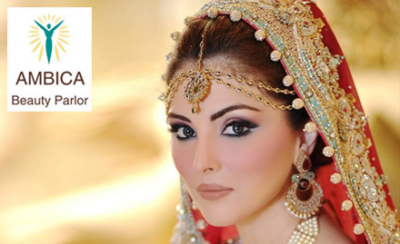 Ambica Herbal Beauty Parlour Malviya Nagar - Rs 14999 for Airbrush bridal makeup & pre-bridal services!