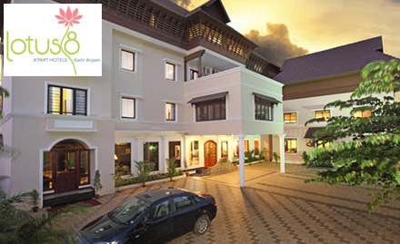 Lotus 8 Nedumbassery - Have an amazing stay with 20% off on room tariff!