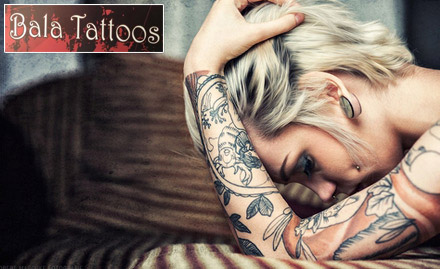Bala Tattooz Sector 65 - Express yourself with 50% off on permanent tattoo!