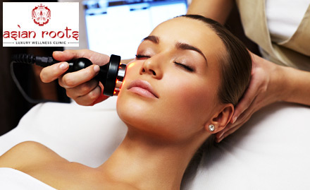 Asian Roots Dlf Golf Course Road - Rs 4999 for skin tightening & face sculpting procedure!