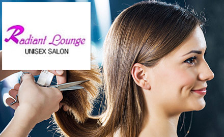 Radiant Lounge Unisex Salon Sector 70 - Rs 2470 for hair rebonding or smoothening along with hair spa!