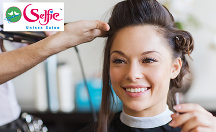 Selfie Unisex Salon Vijay Nagar - Be selfie ready with 40% off on beauty & hair care services!