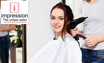 Impression - The Unisex Salon Bodakdev - Get upto 50% off on beauty services!