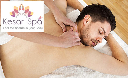 Kesar Spa Ambawadi - Rs 770 for full body spa, shower and welcome drink!