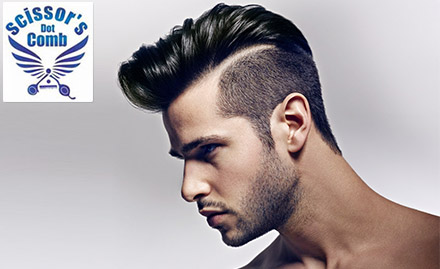 Scissor's Dot Comb Nirman Nagar - Hair spa, haircut, face bleach & more starting from Rs 570!