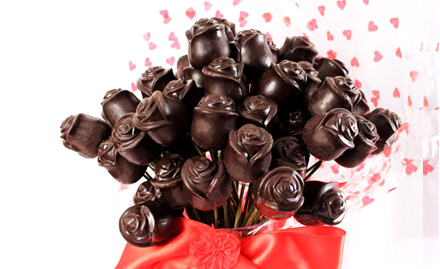 Baker's Lounge Panchkula - A perfect gift! Get 30% off on chocolate bouquet.