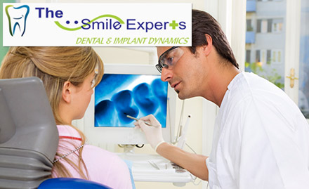 The Smile Experts Dental & Implant Dynamics Lajpat Nagar 1 - Rs 220 for dental care package!